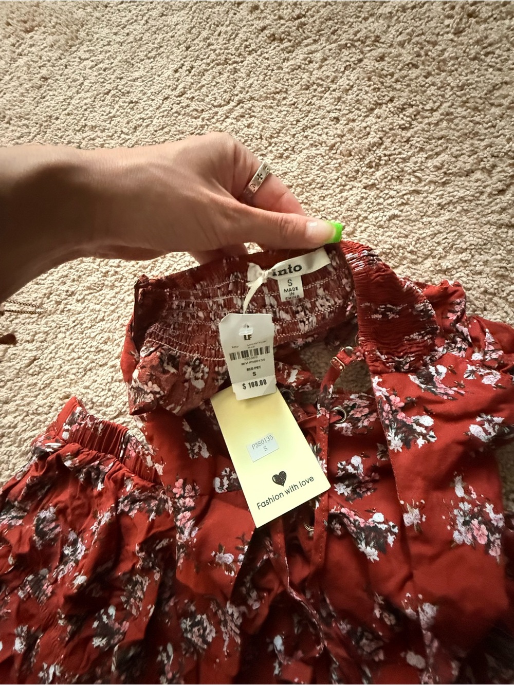 LF Floral Ruffle Set - Picture 3 of 4